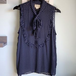 Ralph Lauren Sheer sleeveless blouse